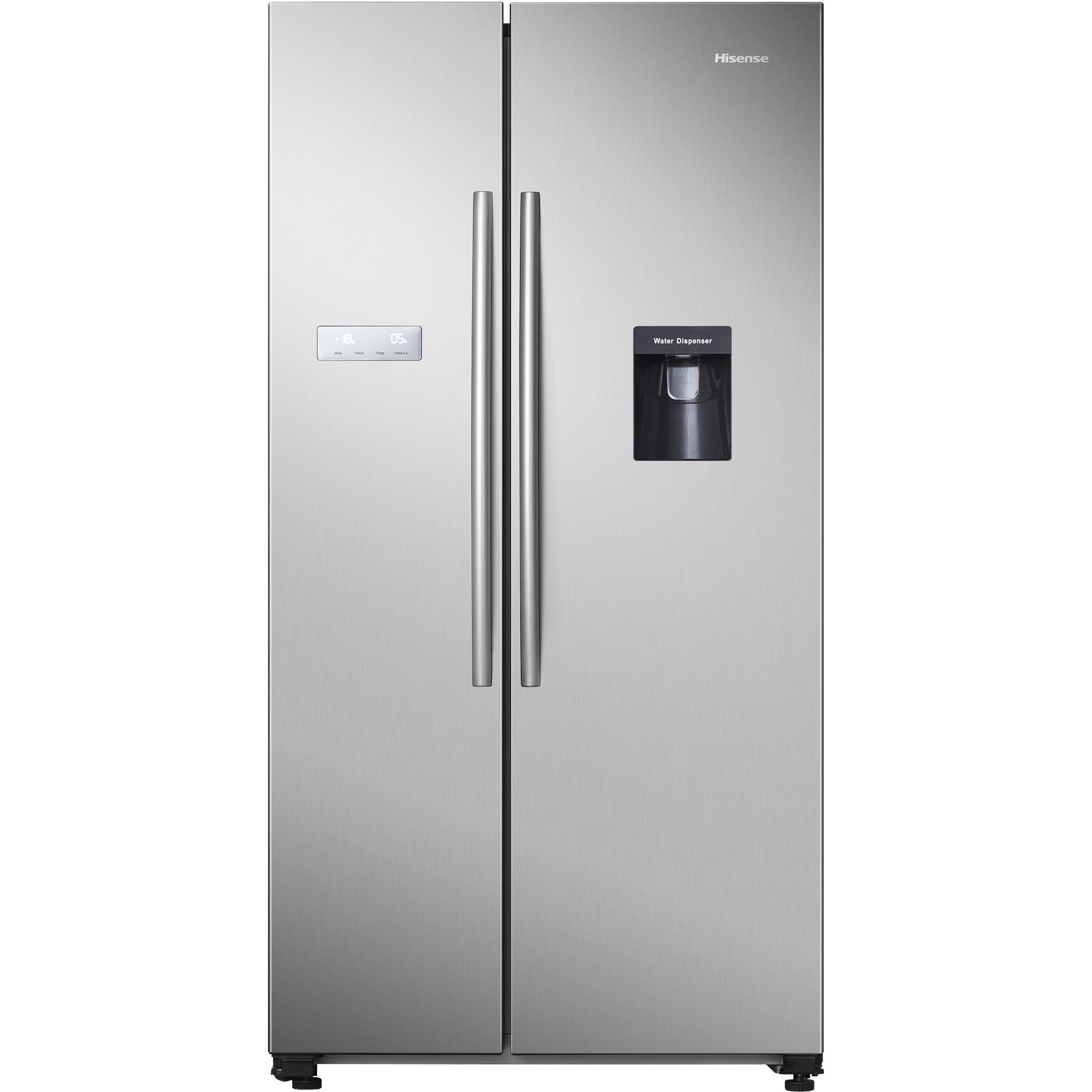 Hisense Rs741n4wc11 American Style Fridge Freezer Stainless Steel American Style Fridge Freezers Refrigeration Catalogue Euronics Site