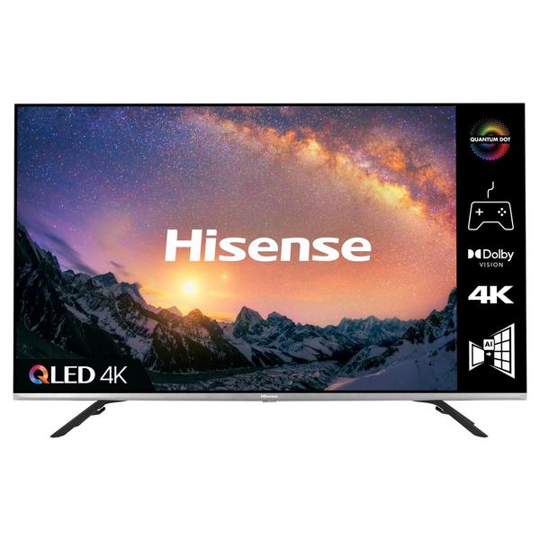 Hisense 50E76GQTUK 50" QLED 4K UHD HDR SMART TV HDR10+, Dolby Vision™, Dolby Atmos®, Alexa & Google Assistant