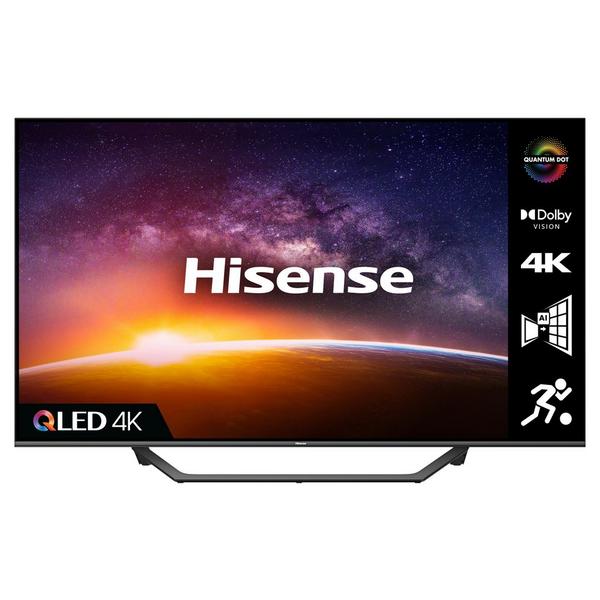 Hisense 65A7GQTUK 65" QLED 4K UHD HDR SMART TV with HDR10+ Dolby Vision™ Dolby Atmos® and Alexa & Google Assistant