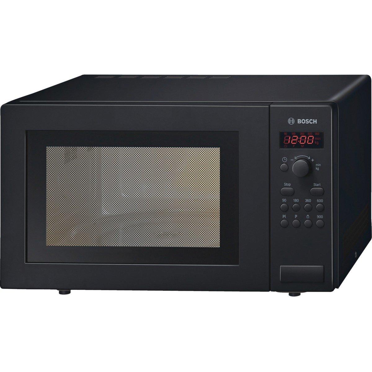 Bosch Series 2 HMT84M421B White Freestanding Microwave with 900W 5 Power Levels and LED Display 25 litres Capacity 