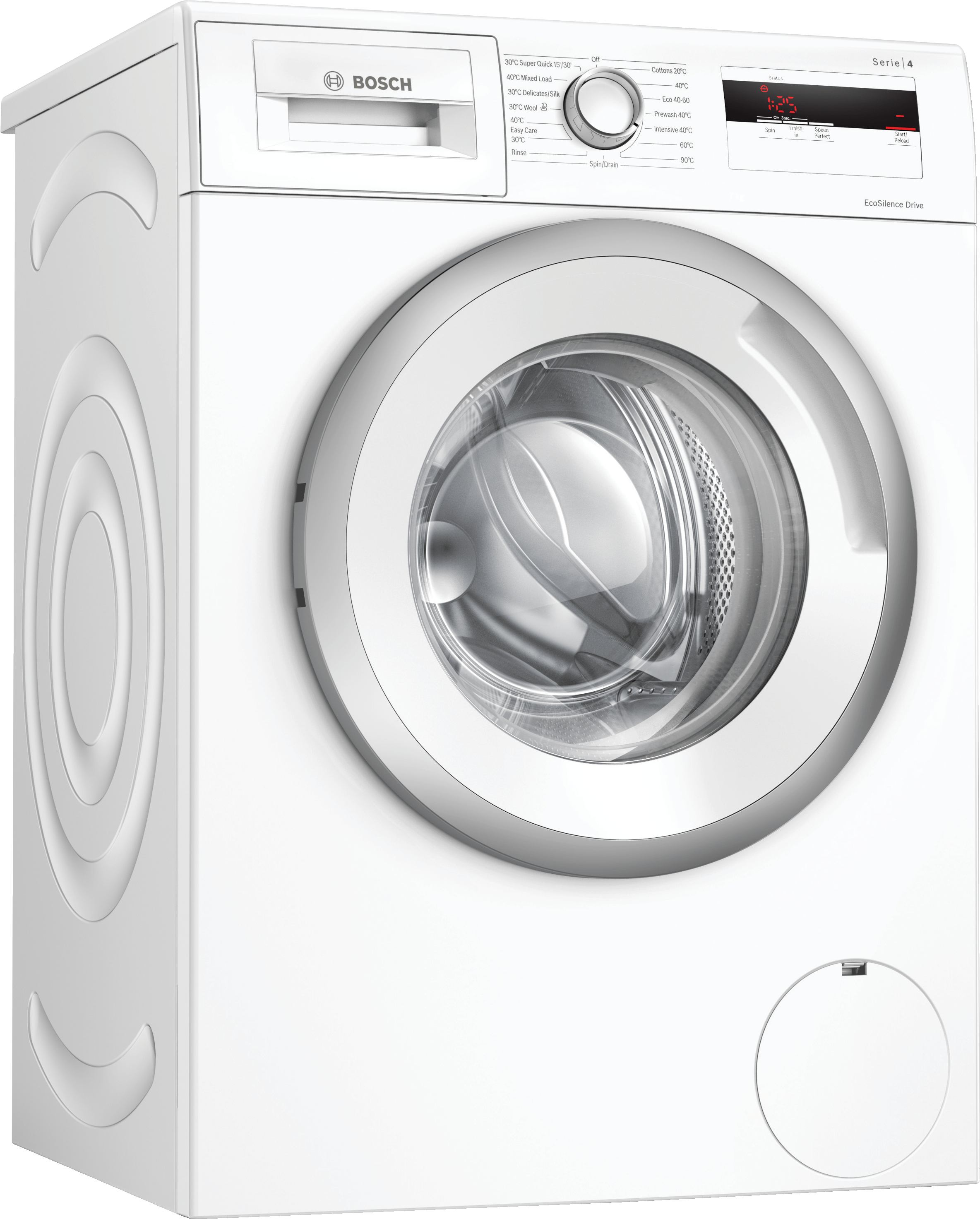 Bosch Wan28081gb 7kg 1400 Spin Washing Machine White A Rated Front Loading Washing Machines Freestanding Washing Machines Washing Machines Laundry Catalogue Euronics Site