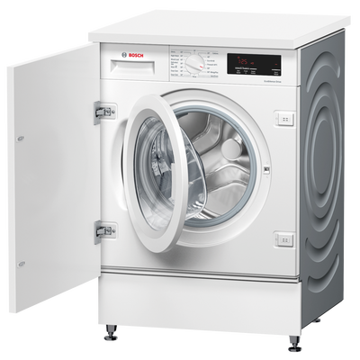 Bosch WIW28301GB Integrated 8kg 1400 Spin Washing Machine with VarioPerfect - White