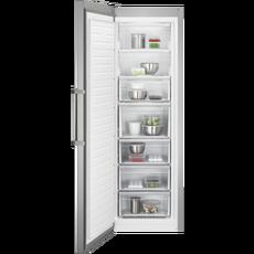 AEG AGB728E5NX 59.5cm Freestanding Frost Free Tall Freezer - Stainless Steel