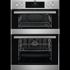 AEG DEB331010M 59.4cm Built In Electric Double Oven - Stainless Steel
