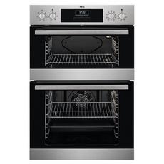 AEG DEX33111EM 59.4cm Built In Electric Double Oven - Stainless
