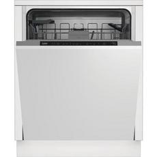 Beko BDIN16431 Integrated Full Size Dishwasher - Black Control panel - 14 Place Settings
