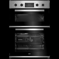 Beko CDFY22309X 60cm Built In High Specification RecycledNet Double Oven - Stainless Steel