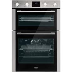Belling BI903MFC 59.4cm Built In Electric Double Oven - Stainless Steel