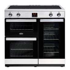Belling 444444079 90cm Range Cooker with Induction Hob - Stainless Steel