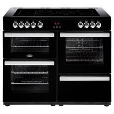Belling 110E 110cm Electric Rangecooker with Double Oven and Ceramic Hob - Stainless Steel