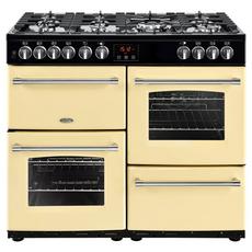 Belling 444444135 100cm Dual Fuel Range Cooker with Gas Hob - Cream