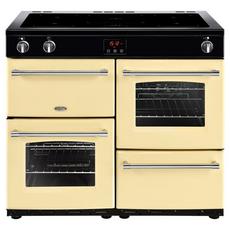 Belling 110EI 100cm Electric Rangecooker with Double Oven and Induction Hob - Silver