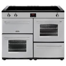 Belling 110EI 110cm Electric Rangecooker with Double Oven and Induction Hob - Silver
