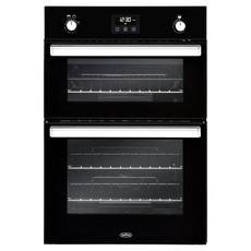 Belling 444444796 59.5cm Built In Gas Double Oven - Black