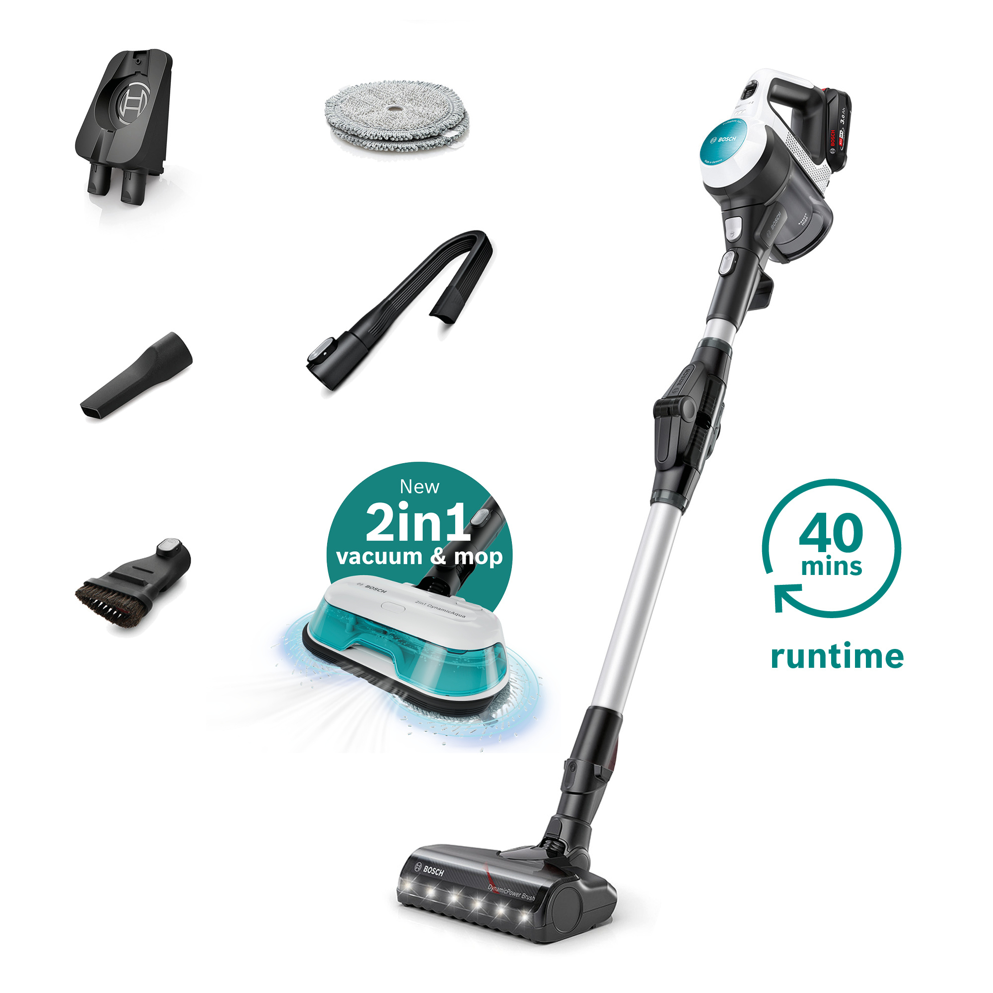Bosch BCS71HYGGB ProAqua Cordless Vacuum Cleaner