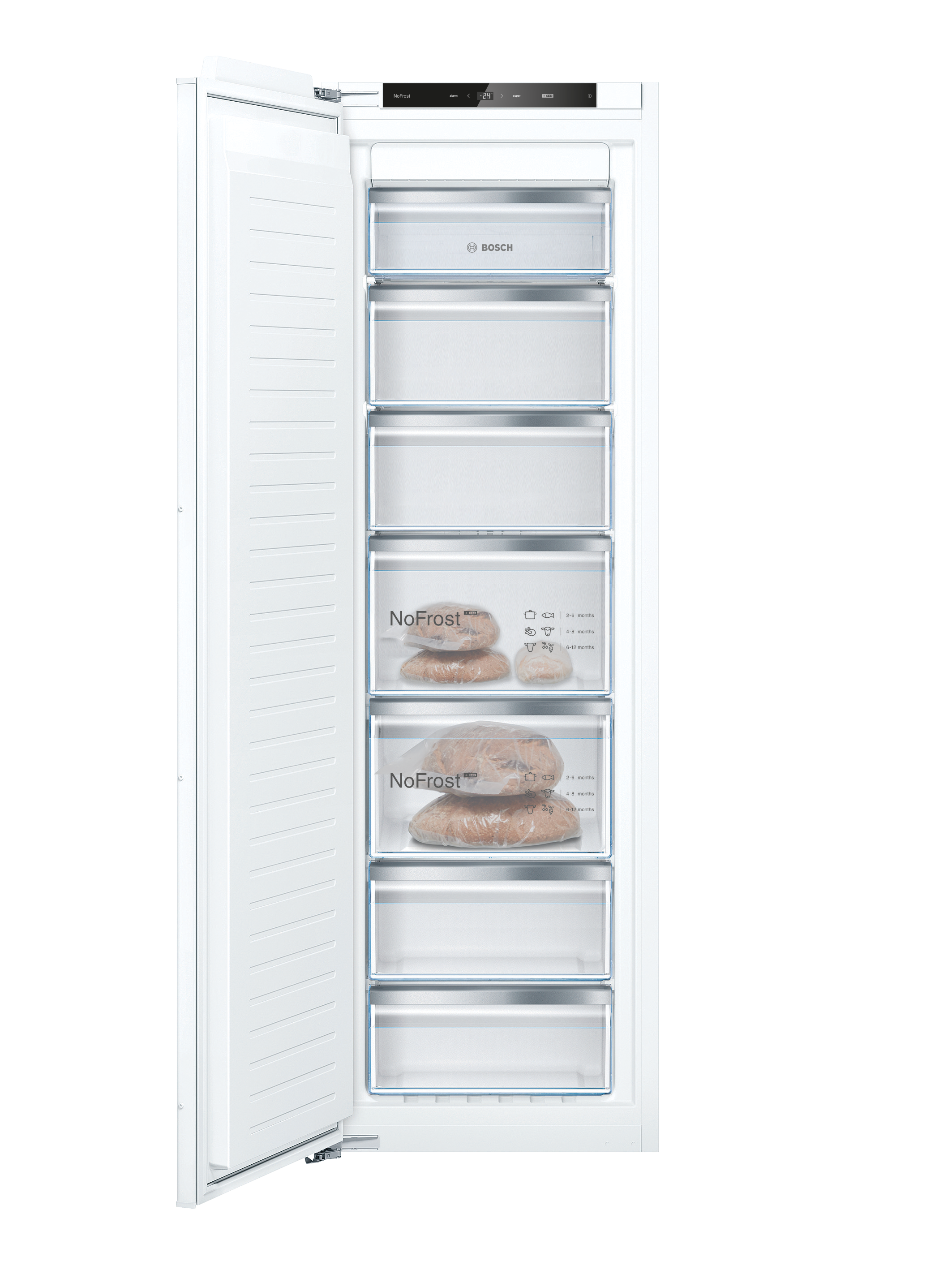 Bosch GIN81VEE0G Series 8 BuiltIn Freezer