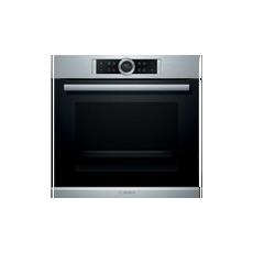 Bosch HBG674BS1B 60cm Series 8 Built-In Single Electric Oven