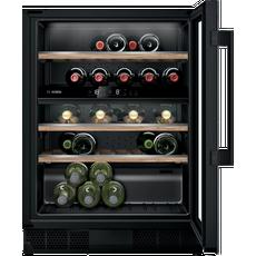 Bosch KUW21AHG0G Series 6 Built-In Wine Cooler with Glass Door - Black