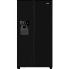 Hisense RS694N4TBF 91cm Frost Free PureFlat American Style Fridge Freezer - Black