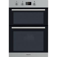 Hotpoint DD2540IX 59.5cm Built In Electric Double Oven - Stainless Steel