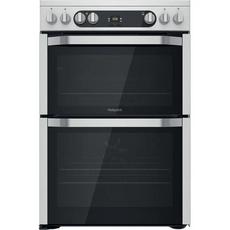 Hotpoint HDM67V9HCX 60cm Double Oven Electric Cooker - Inox