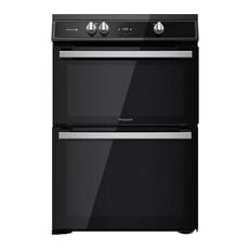 Hotpoint HDT67I9HM2C 60cm Double Oven Electric Cooker with  Induction Hob - Black