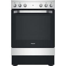 Hotpoint HS67V5KHX 60cm Double Oven Electric Cooker with Ceramic Hob - Stainless Steel
