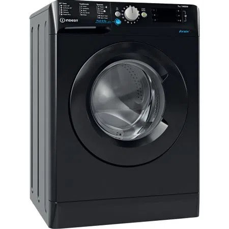 indesit mtwc71252kuk 7kg load 1200 spin washing machine black