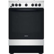 Indesit IS67G5PHXUK 60cm dual Fuel Cooker - Silver