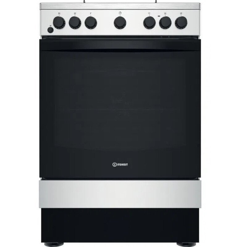 Indesit IS67G5PHXUK 60cm Single Oven Dual Fuel Cooker