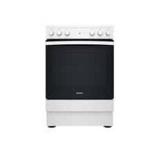 Indesit IS67V5KHW 60cm Single Oven Electric Cooker with Ceramic Hob - White