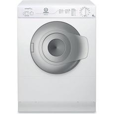 Indesit NIS41V 4kg Vented Tumble Dryer - White with Graphite Door 