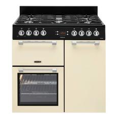Leisure CK90G232C 90cm Gas Rangecooker with Double Oven and Gas Hob - Cream