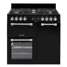 Leisure CK90G232K 90cm Gas Rangecooker with Double Oven and Gas Hob - Black