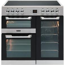 Leisure CS90C530X 90cm Electric Range Cooker with Three Ovens - Stainless