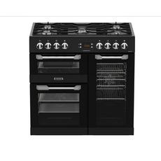 Leisure CS90F530K 90cm Dual Fuel Rangecooker with Triple Oven and Gas Hob - Black