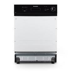 Montpellier MDI655K Semi-Integrated Dishwasher - 12 Place Settings - Black