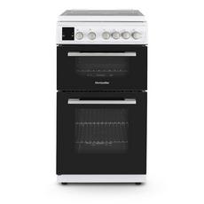 Montpellier MDOG50LW 50cm Double Oven Gas Cooker with Gas Hob - White