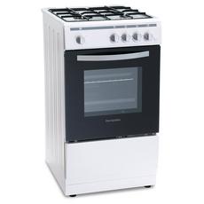 Montpellier MSG50W 50cm Single Cavity Gas Cooker in White
