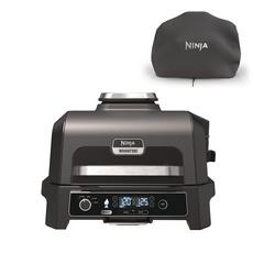 Ninja OG850UKKIT Pro XL Electric BBQ Grill & Smoker with Cover - Black