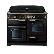 Rangemaster CDL110ECBL/B 110cm Electric Rangecooker with Double Oven and Ceramic Hob - Black