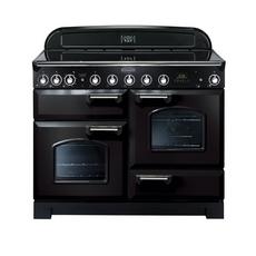 Rangemaster CDL110EIBL/C 110cm Electric Rangecooker with Double Oven and Induction Hob - Black
