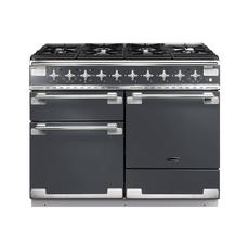 Rangemaster ELS110DFFSL/ 109.2cm Dual Fuel Elise Rangecooker with Double Oven and Gas Hob - Slate