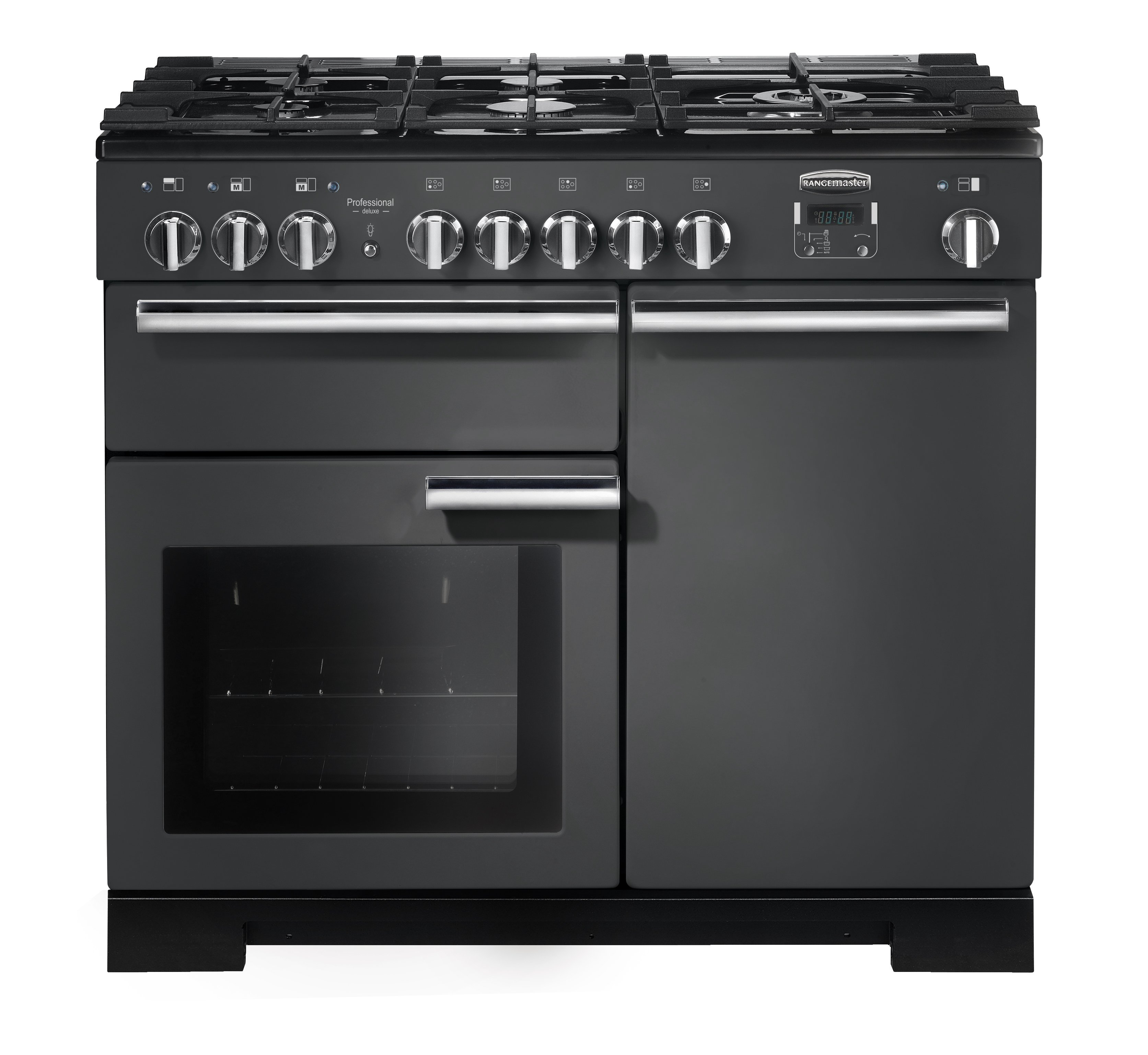 Rangemaster PDL100DFFSL Professional Deluxe Dual Fuel Range Cooker