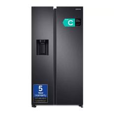 Samsung Series 8 SpaceMax™ RS68A884CB1/EU American-Style Smart Fridge Freezer - Black Stainless