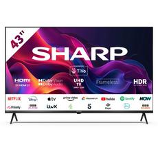 Sharp 4T-C43GK4245KB 43" 4K UHD Frameless Smart TiVo TV 