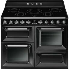 Smeg TR4110IBL2 110cm Electric Rangecooker with Triple Oven and Induction Hob - Black