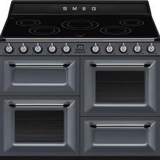 Smeg TR4110IGR2 110cm Electric Rangecooker with Triple Oven and Induction Hob - Slate Grey