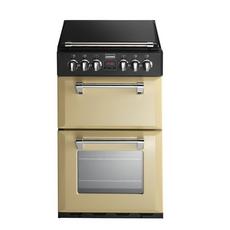 Stoves 550E 55cm Electric Rangecooker with Double Oven and Ceramic Hob - Champagne