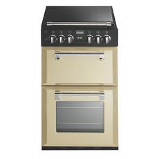 Stoves 550DFW 55cm Dual Fuel Rangecooker with Double Oven and Gas Hob - Champagne